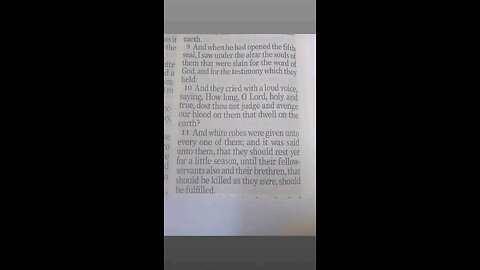 Revelation 6:9-11