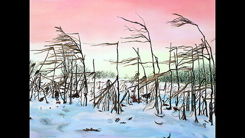 Long After The Harvest Painting Process