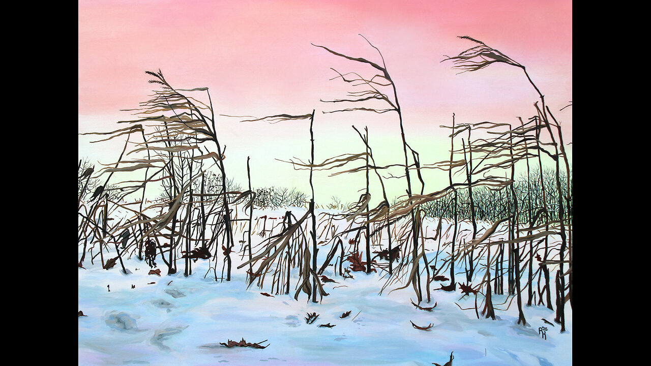 Long After The Harvest Painting Process