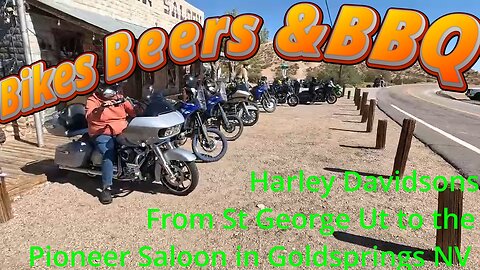 Harleys from St George to Pioneer Saloon in Goodsprings NV!!!