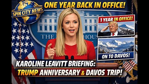 LIVE: White House briefing on Trump's one year back in office