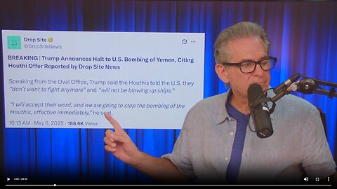 Bombing of Yemen stopped by Trump after Houthis offer by Drop Site News▮The Jimmy Dore Show