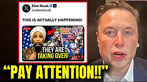 Elon found something big on Omar!
