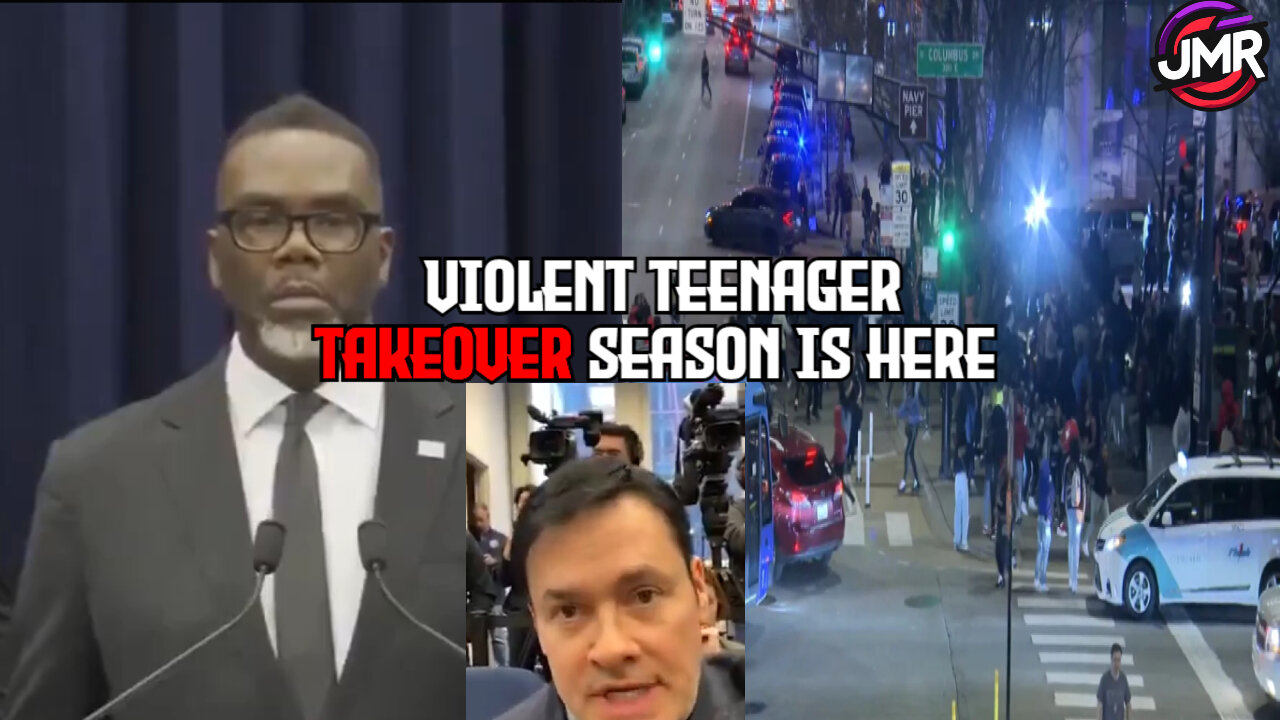 Violent teenager TAKEOVER strikes again, reporter CONFRONTS Brandon Johnson