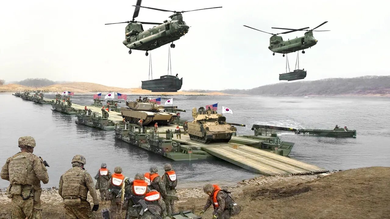 US and South Korea Crazy Technologies in Action to Cross Massive Rivers