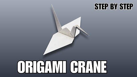 Origami Crane 🕊️ | Easy Origami Paper Folding Tutorial for Beginners
