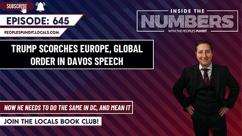 Trump Scorches Davos: Now Do DC | Inside The Numbers