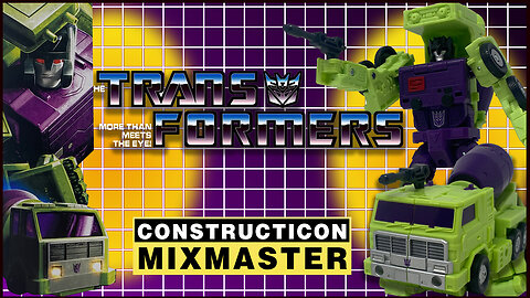 Mixmaster - The Transformers the Movie - Studio Series - Unboxing & Review