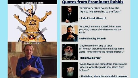 They believe that all goyim are their slaves / Call them out by name!! Jews ✡️