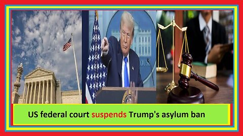 US federal court suspends Trump's asylum ban
