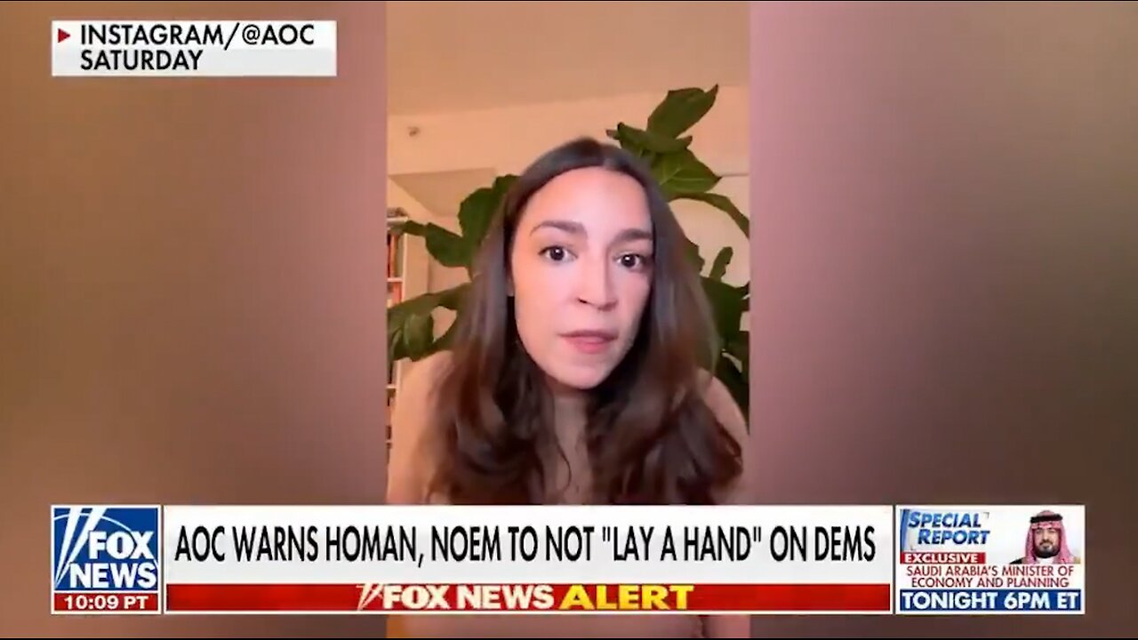 DHS Sec. Responds To AOC Threatening Immigration Officials