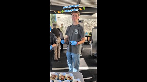 Sonoran dogs! It's like a taco married to a hotdog with bacon added—YUMMY!