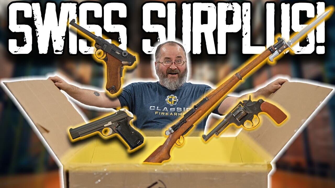 We Unboxed A Weapons Crate Of Swiss Guns!