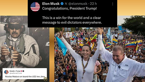 VENEZUELAS DIKTATOR ÄR FÅNGAD AV TRUMP - FOLKET JUBLAR!