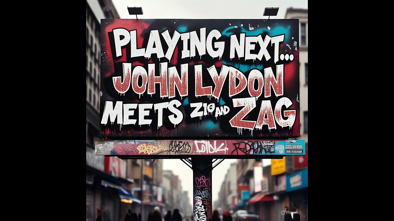 JOHN LYDON MEETS ZIG AND ZAG.