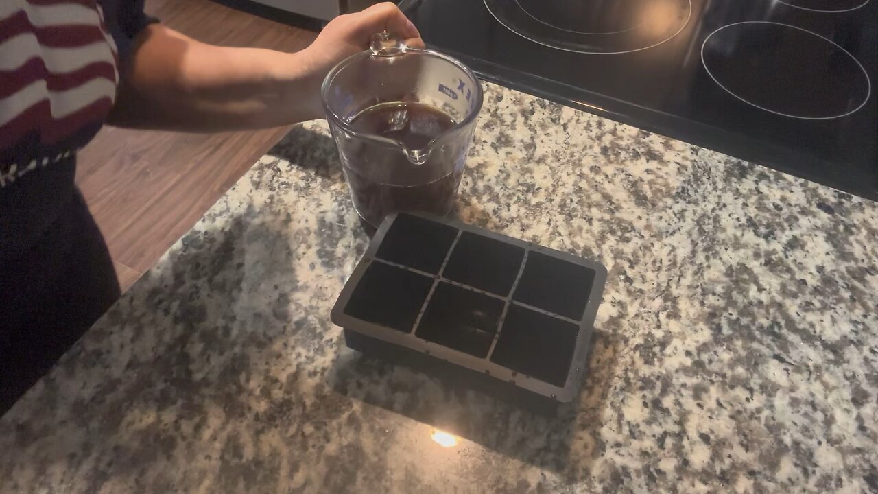 Making Coffee Cubes