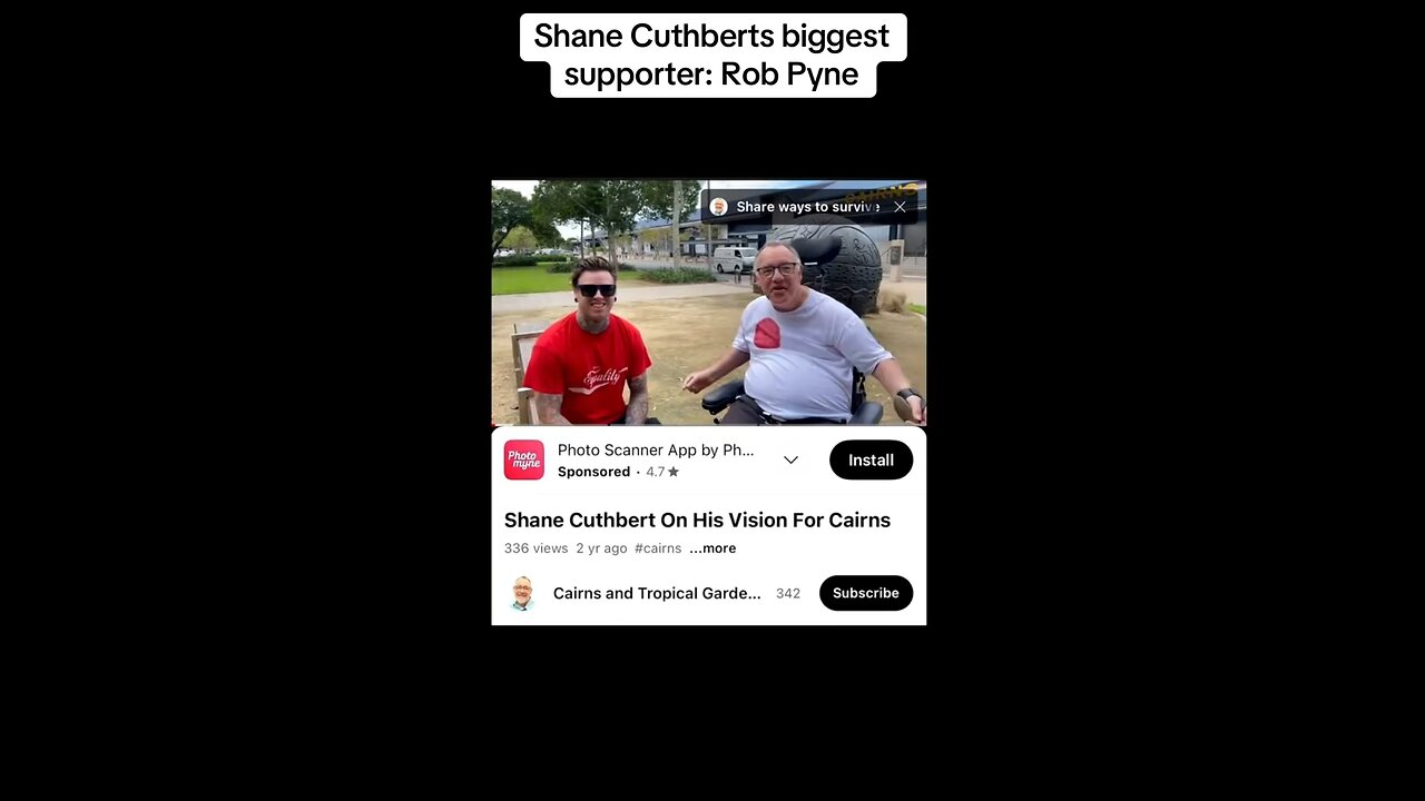 Shane Cuthbert talks trash about Rob Pyne