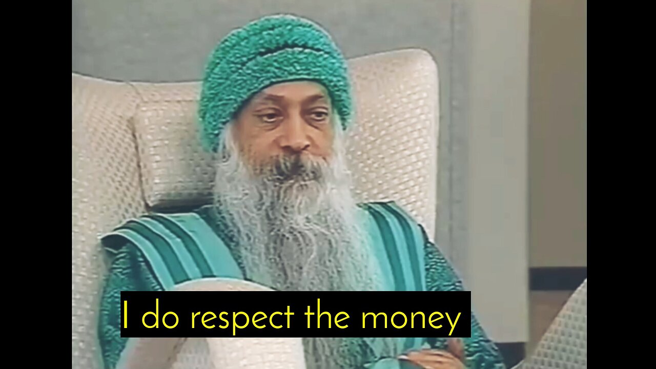 I really respect the money