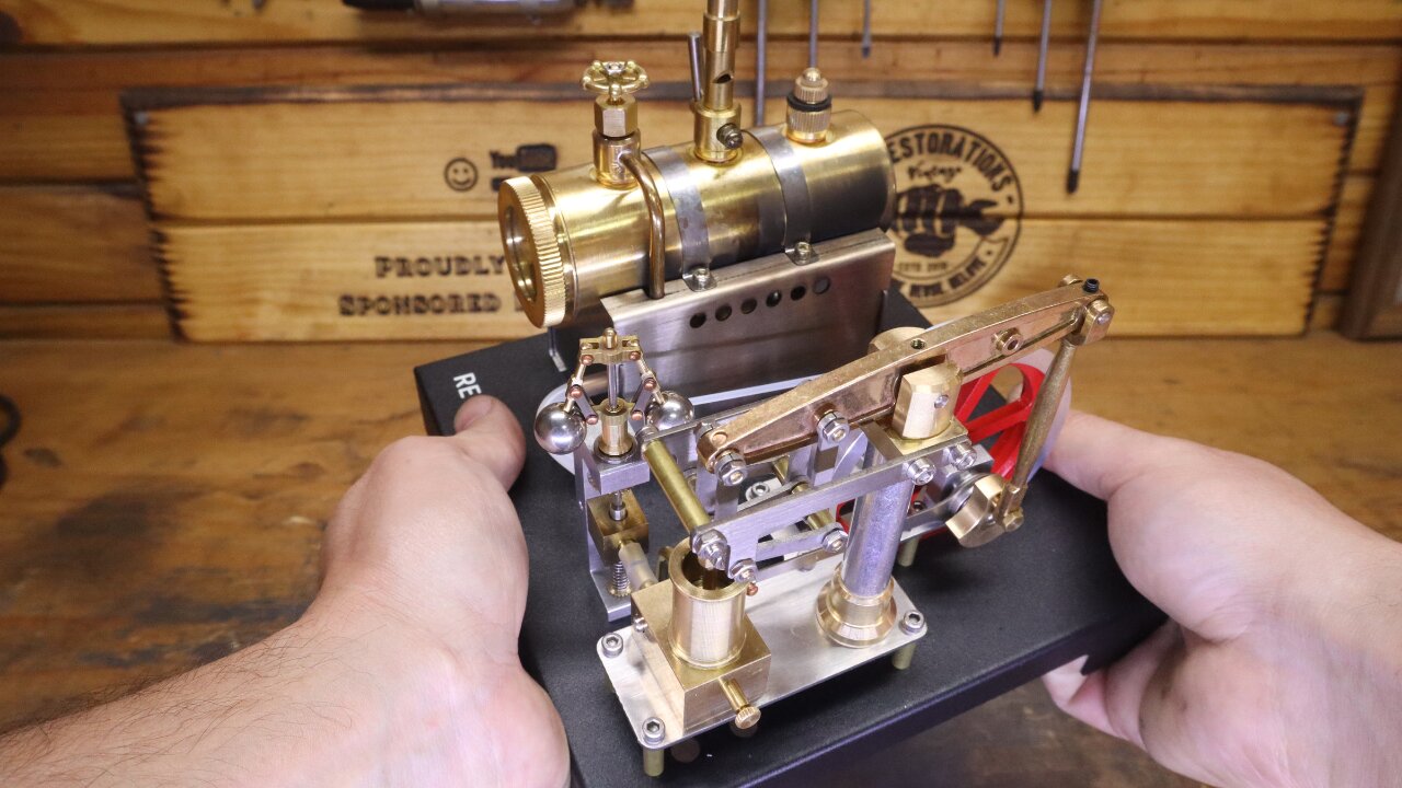 I assembled a miniature steam engine. Its awesome!