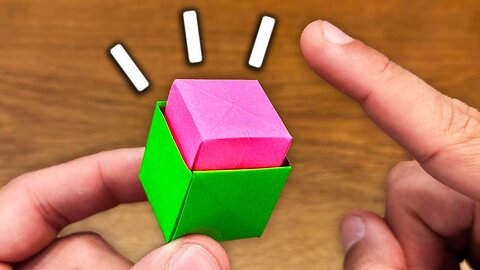 How To Make a Paper Pop-It Antistress Toy - Fun & Easy Origami 4D