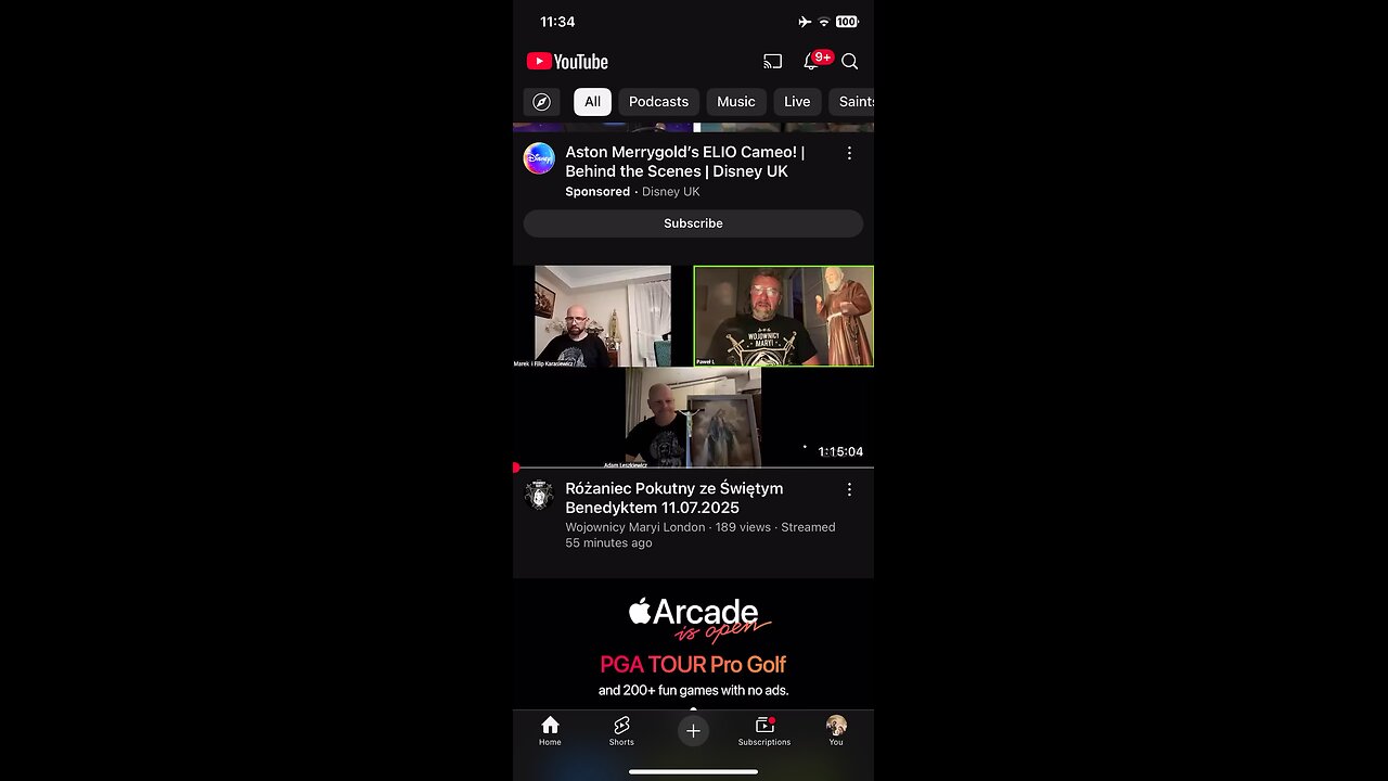 In Polish : Mary’s Warriors praying Rosary from London 11/07/2025