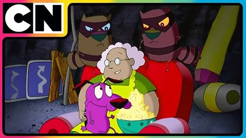 Courage the Cowardly Dog | Scary Yet Funny Moments Compilation! / FUNTIME
