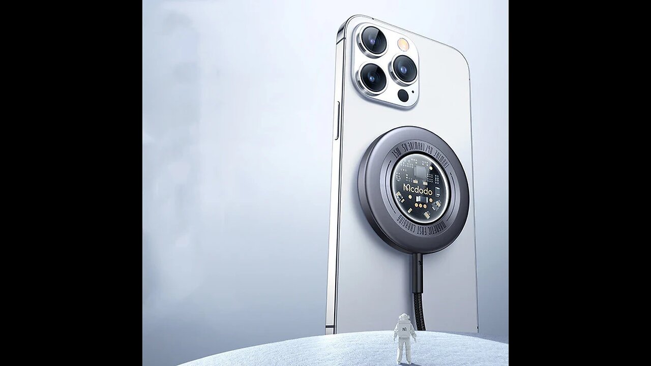 Transparent 15W Magnetic Wireless Charging
