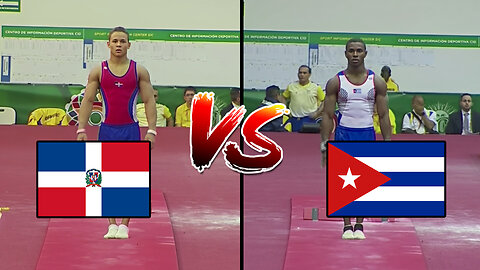 Audrys Nin 🇩🇴 vs Manrique Larduet 🇨🇺 en Salto de caballo por el oro🥇|Juegos Centroamericanos 2014|