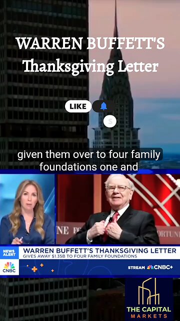 WARREN BUFFETT'S THANKSGIVING LETTER