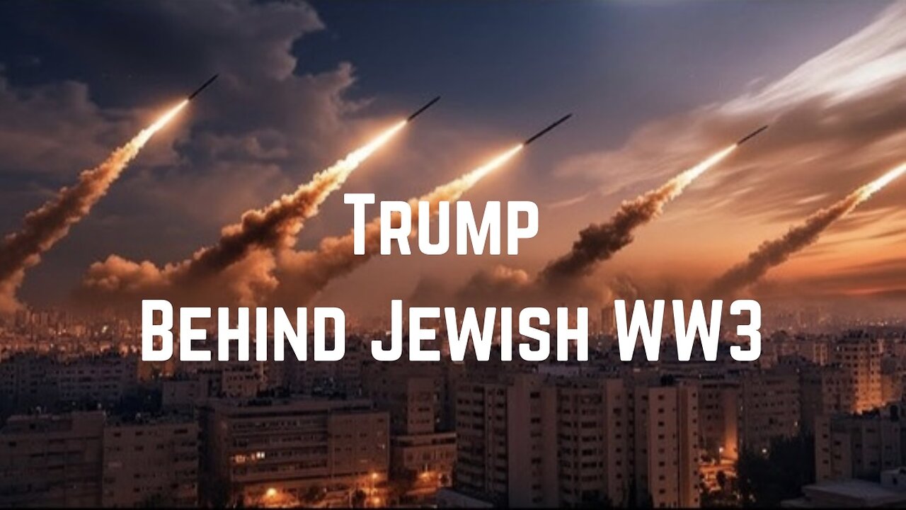 Trump Behind Juish WW3 by Nick Fuentes