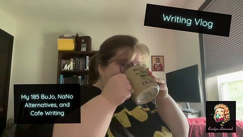 Writing Vlog || My 185 Insane BuJo, NaNo Alternatives, and Cafe Writing
