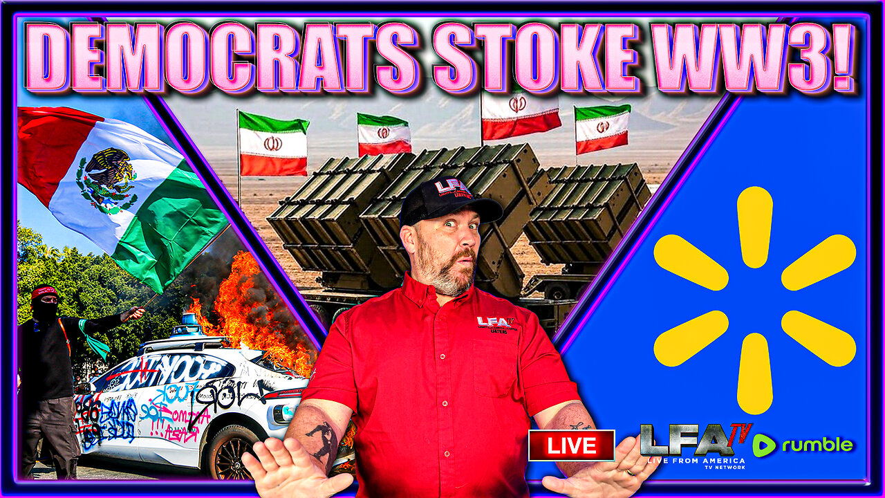 DEMS WANT CIVIL & WORLD WAR!| LIVE FROM AMERICA 6.12.25 11AM