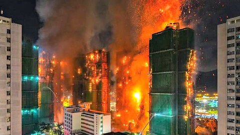 Hong Kong fire death toll rises to 128, with 200 still missing and 8 more arrested