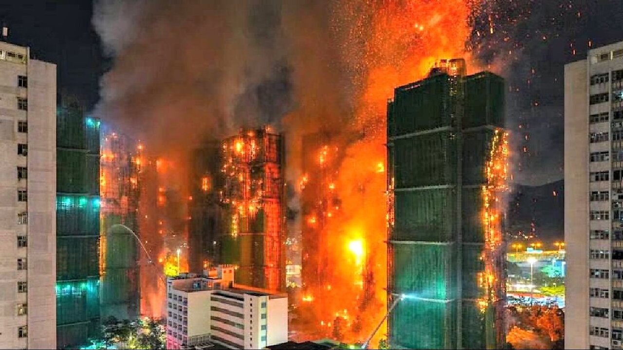 Hong Kong fire death toll rises to 128, with 200 still missing and 8 more arrested