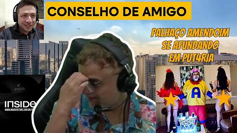 PALHAÇO AMENDOIM SE AFUNDANDO CADA VEZ MAIS ,E DIGUINHO FICA PREOCUPADO COM SEU AMIGO (22.09.2024)