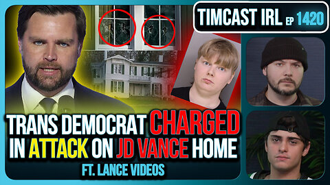 Trans Democrat Arrested Over ATTACK On JD Vance's Home | Timcast IRL