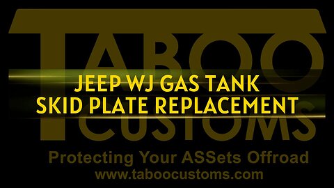 Jeep Grand Cherokee WJ Fuel Tank Skid Plate Replacement