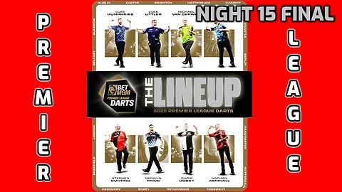 2025 Premier League Night 15 Aspinall v Dobey