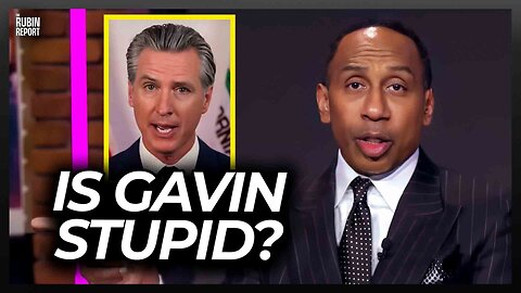 Audience Surprised When Stephen A. Smith Trashes Gavin Newsom for Being Clueless