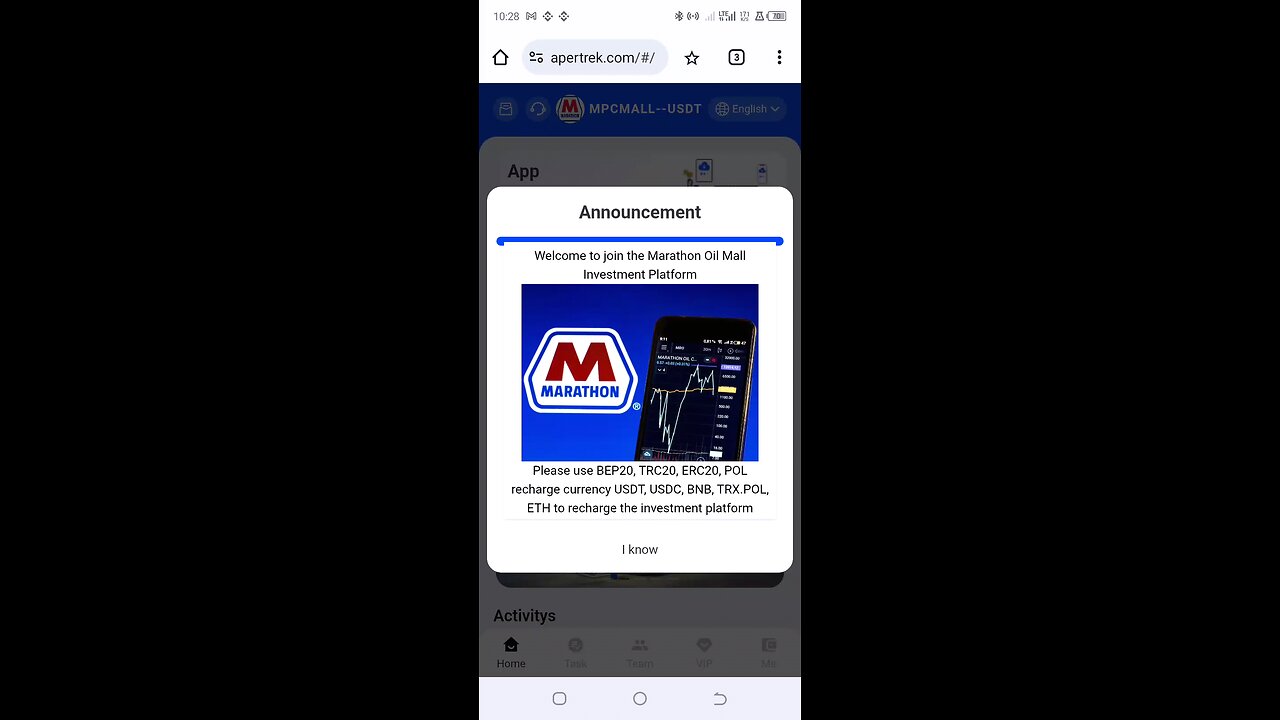 MPCMALL-USDT STAKING PLATFORM/ 💯 RELIABLE LEGIT PROFITABLE AND LONG TERM