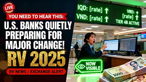 🚨 You Need to Hear This U.S. Banks Quietly Preparing for Major Change! 🏦 💥 Iraqi Dinar RV News Today