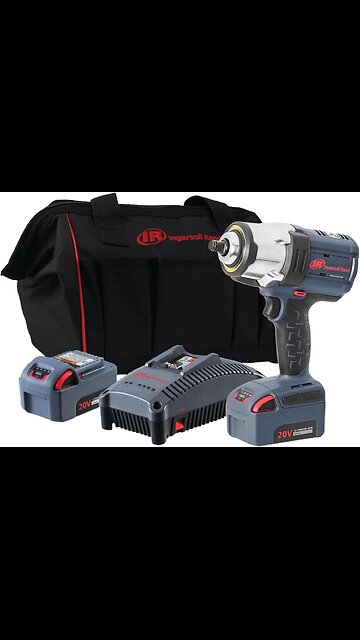 Ingersoll Rand W7152-K22 20V High-Torque Cordless Impact Wrench Kit