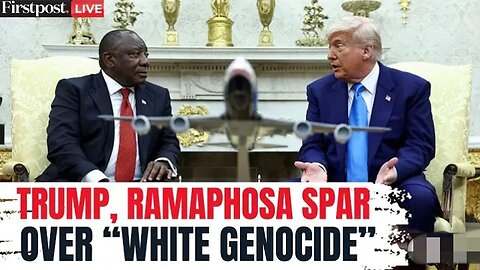 Anti-White South African President Cyril Ramaphosa Confronted By Trump