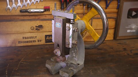 Hand press saved from metal recycling! Lets give it new life.
