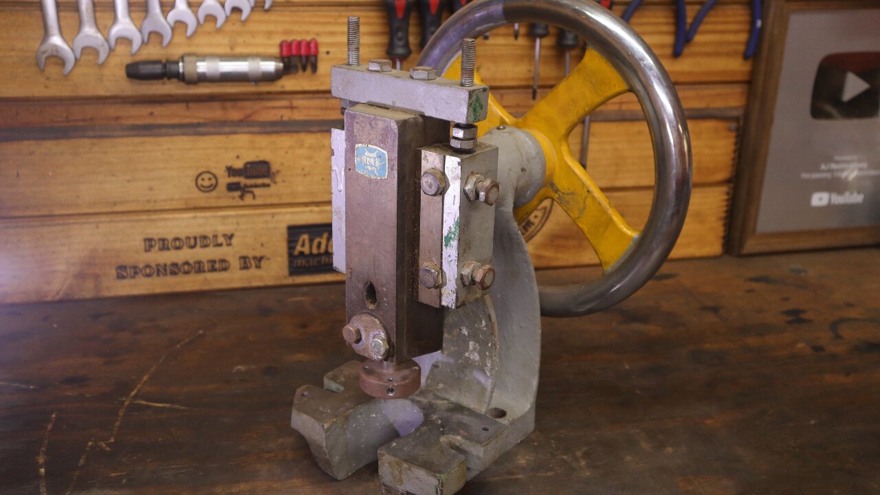 Hand press saved from metal recycling! Lets give it new life.