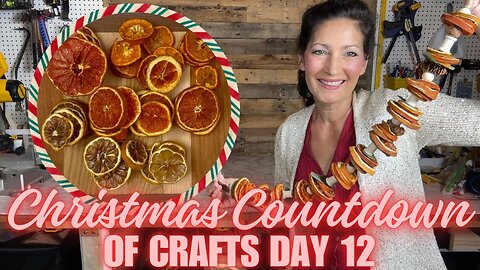 How to Make a DIY Dried Citrus Garland | Christmas Countdown Craft Day 12