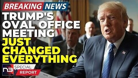 BREAKING- You Won't BELIEVE What Just Happened In The Oval Office! The World Is STUNNED!