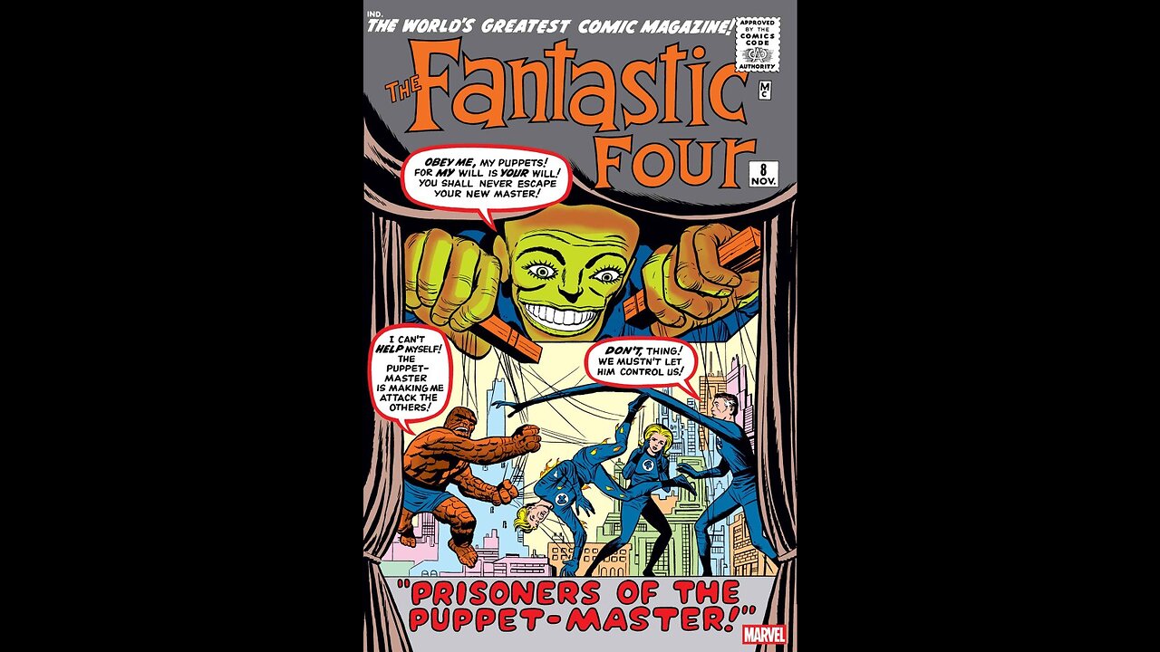 Fantastic Four #8 1962 Facsimile Comic Book Review