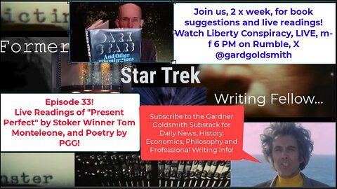 FSTWF Ep 33! Live Read: Tom Monteleone's "Present Perfect" and Poetry, by PGG