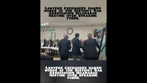 Lawyers Fighting on speech turn